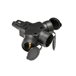 Гумен троен куплунг Atra, прав, IP44