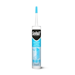 Санитарен силикон Selsil 280ml, прозрачен